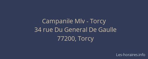 Campanile Mlv - Torcy