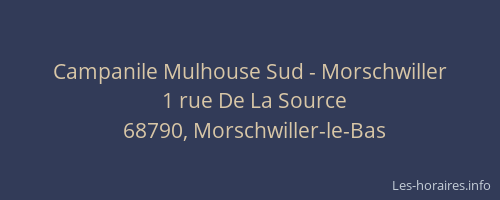 Campanile Mulhouse Sud - Morschwiller