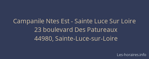 Campanile Ntes Est - Sainte Luce Sur Loire