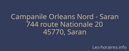 Campanile Orleans Nord - Saran