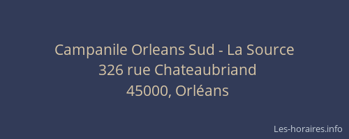 Campanile Orleans Sud - La Source