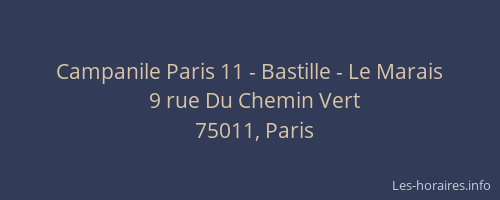 Campanile Paris 11 - Bastille - Le Marais