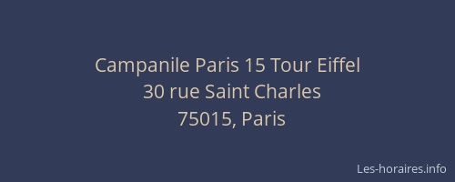 Campanile Paris 15 Tour Eiffel