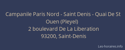 Campanile Paris Nord - Saint Denis - Quai De St Ouen (Pleyel)