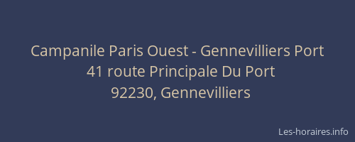 Campanile Paris Ouest - Gennevilliers Port