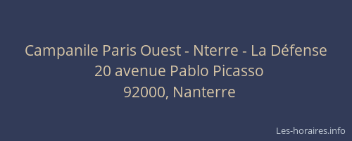 Campanile Paris Ouest - Nterre - La Défense