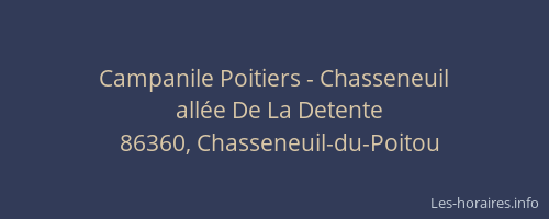 Campanile Poitiers - Chasseneuil