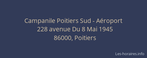 Campanile Poitiers Sud - Aéroport