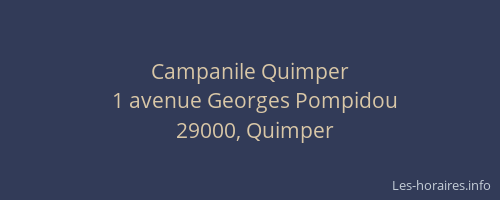 Campanile Quimper