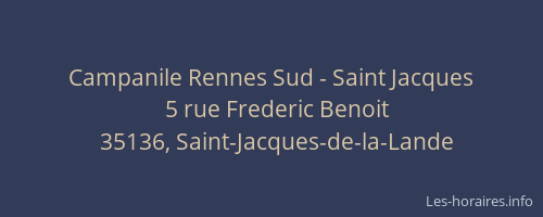 Campanile Rennes Sud - Saint Jacques