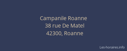 Campanile Roanne