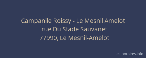 Campanile Roissy - Le Mesnil Amelot
