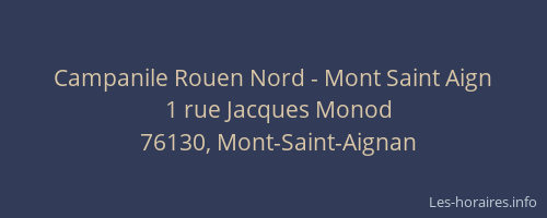 Campanile Rouen Nord - Mont Saint Aign