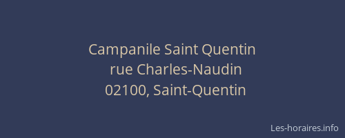 Campanile Saint Quentin