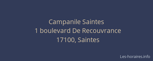 Campanile Saintes
