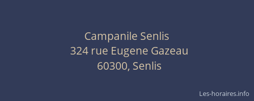 Campanile Senlis
