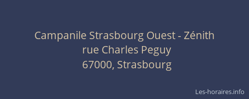 Campanile Strasbourg Ouest - Zénith