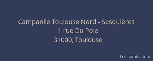 Campanile Toulouse Nord - Sesquières