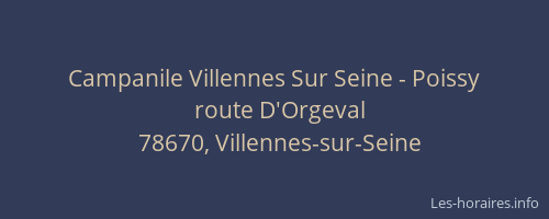 Campanile Villennes Sur Seine - Poissy