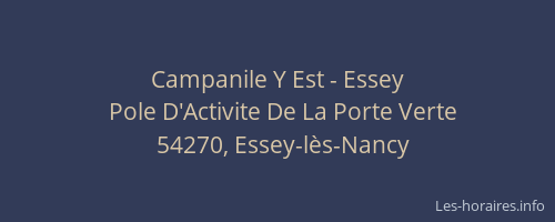 Campanile Y Est - Essey