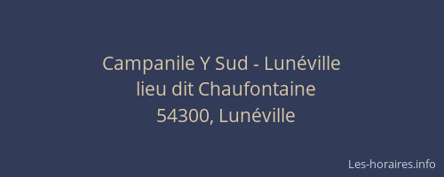 Campanile Y Sud - Lun&eacute;ville