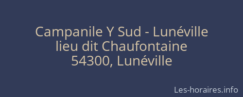 Campanile Y Sud - Lunéville