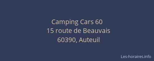 Camping Cars 60