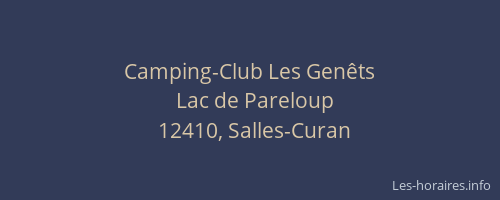 Camping-Club Les Genêts