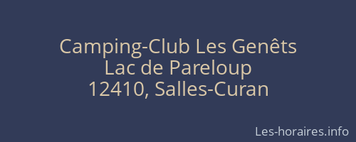 Camping-Club Les Genêts