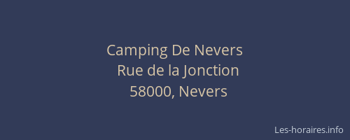 Camping De Nevers