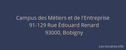 Campus des Métiers et de l'Entreprise