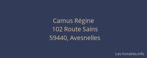 Camus Régine