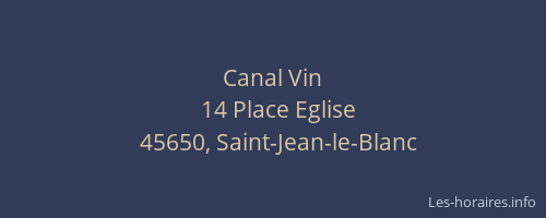 Canal Vin