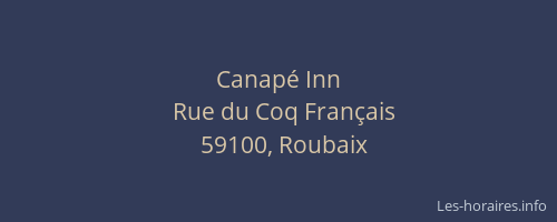 Canapé Inn