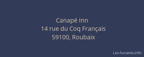 Canapé Inn