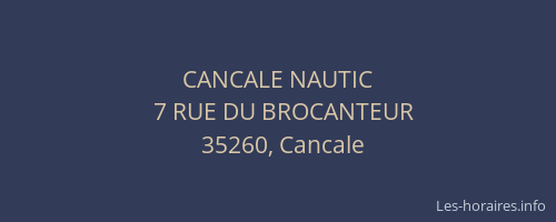 CANCALE NAUTIC