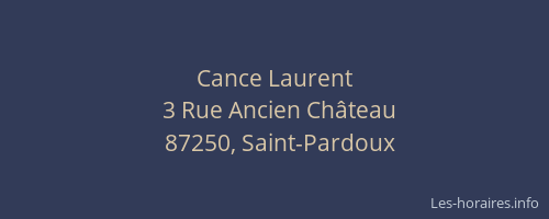 Cance Laurent