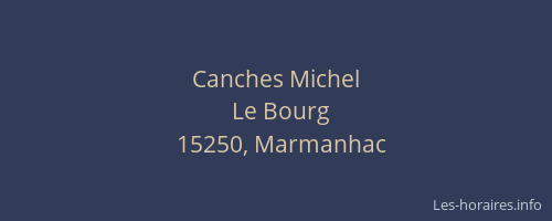 Canches Michel