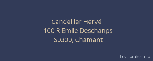 Candellier Herv&eacute;