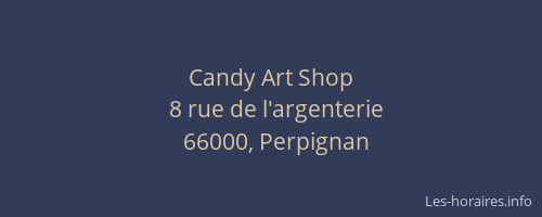 Candy Art Shop