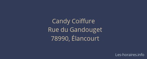 Candy Coiffure