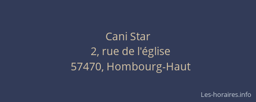 Cani Star