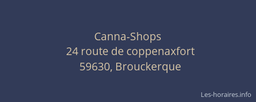 Canna-Shops