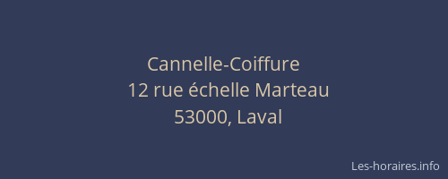 Cannelle-Coiffure
