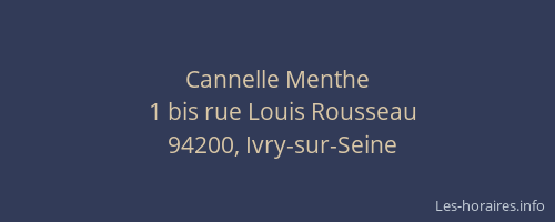 Cannelle Menthe