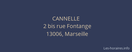 CANNELLE