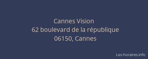 Cannes Vision
