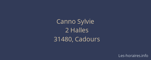 Canno Sylvie