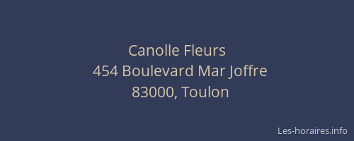 Canolle Fleurs