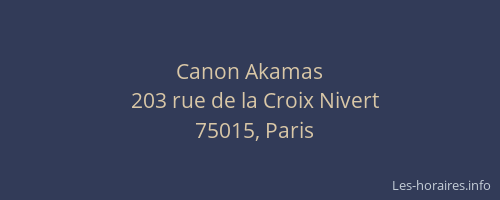 Canon Akamas